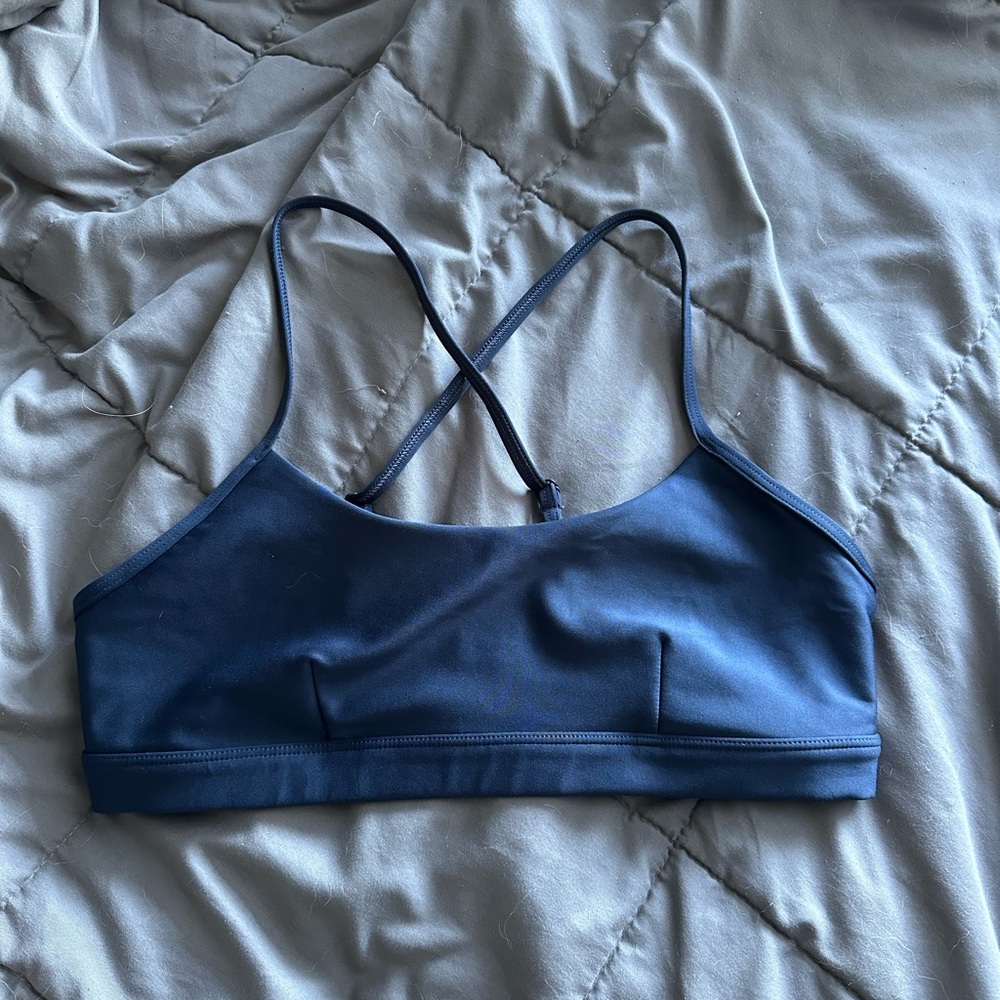 ALO Yoga Navy Sports Bra